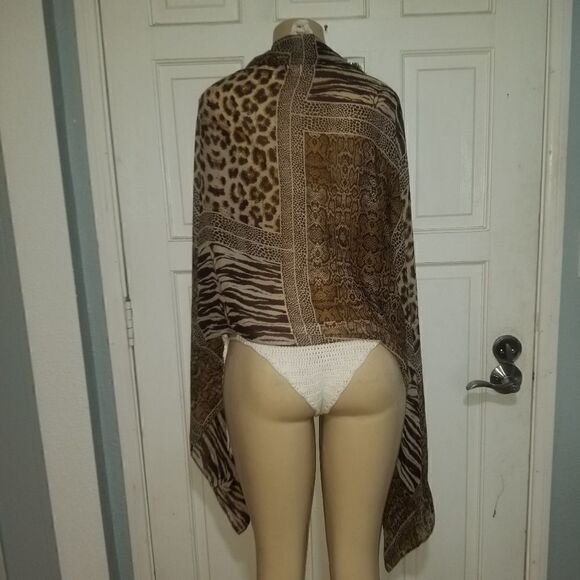 Handmade Crochet white  Bikini 2 pc set  small - Picture 7 of 16